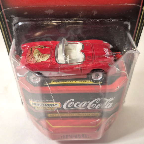 Vintage Matchbox Collectibles Coca-Cola 1957 Corvette Convertible 1:64 Diecast - Picture 4 of 9